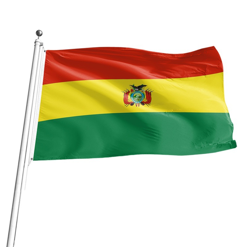 Bolivia flag polyester foreign trade flag AliExpress Amazon supply of world flags