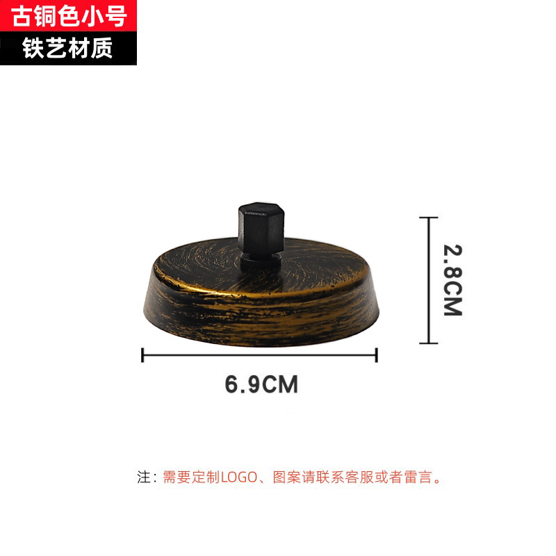 Picture of Metal ashtray creative with lid personality cigarette Cup bar KTV Internet cafe Internet cafe large LOGO ashtray wholesale
