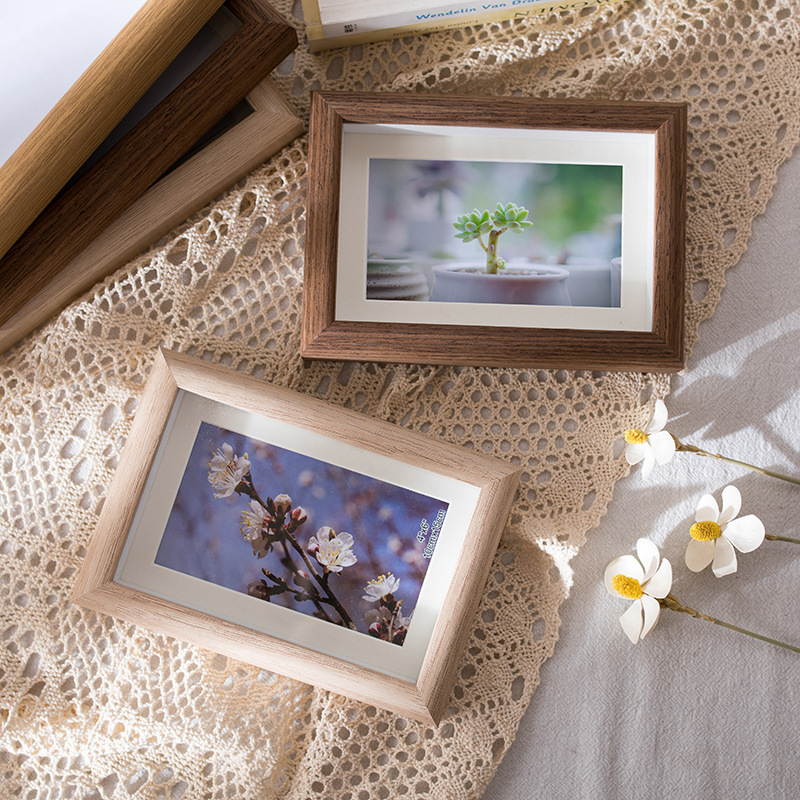 Picture of Photo Frame Display Stand 5678inch A4 Wall-Mounted DIY Oil Pastel Frame Wholesale Photo Frame Wall Decoration