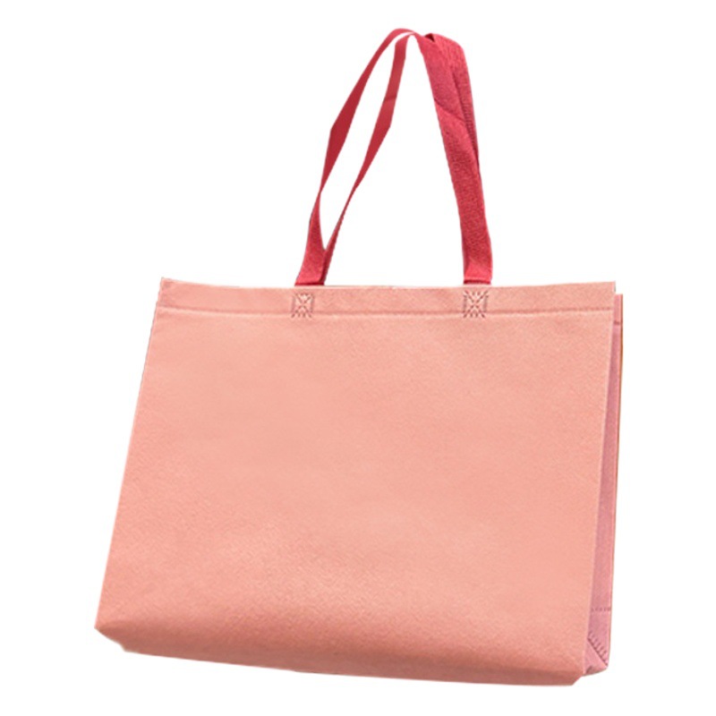 Internet celebrity clothing bag non-woven handbag with printed logo custom gift clothing store bag clothes