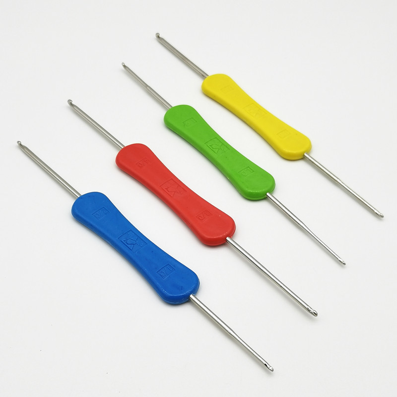 Double crochet steel needle hook special Wholesale Clearance wool knitting tools diy material bag