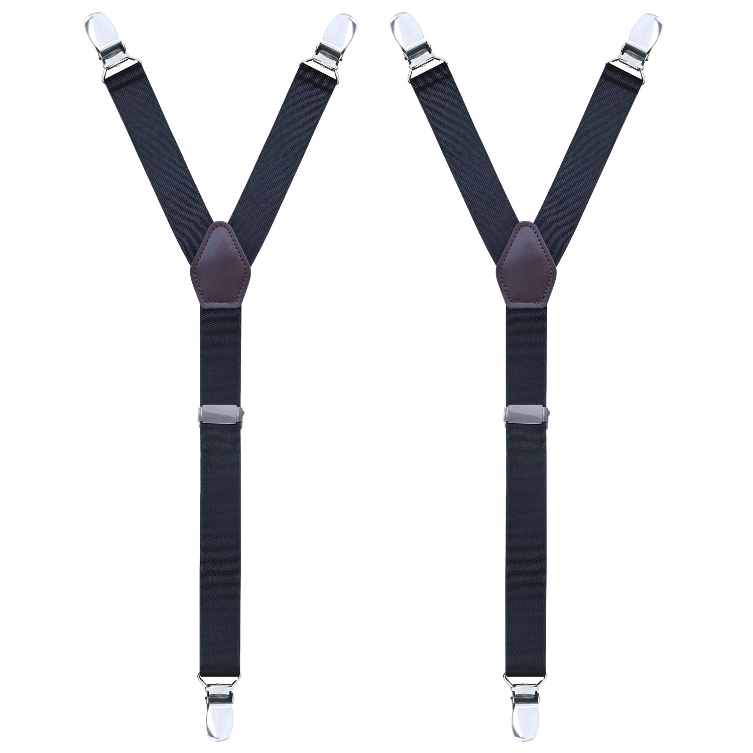 Picture of Cross-Border Supply Adult Men's Shirt Non-Slip Anti-Wrinkle Elastic Jacquard Three-Clip Y-Style Garter Fixed Clip