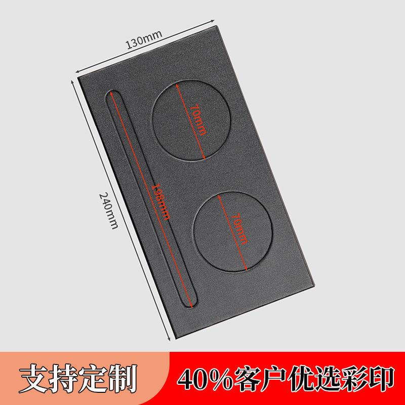 Picture of Leather A4 Conference Pad Board Black File Pad Board Hotel Conference Pad Notes Clip Writing Board Business Office