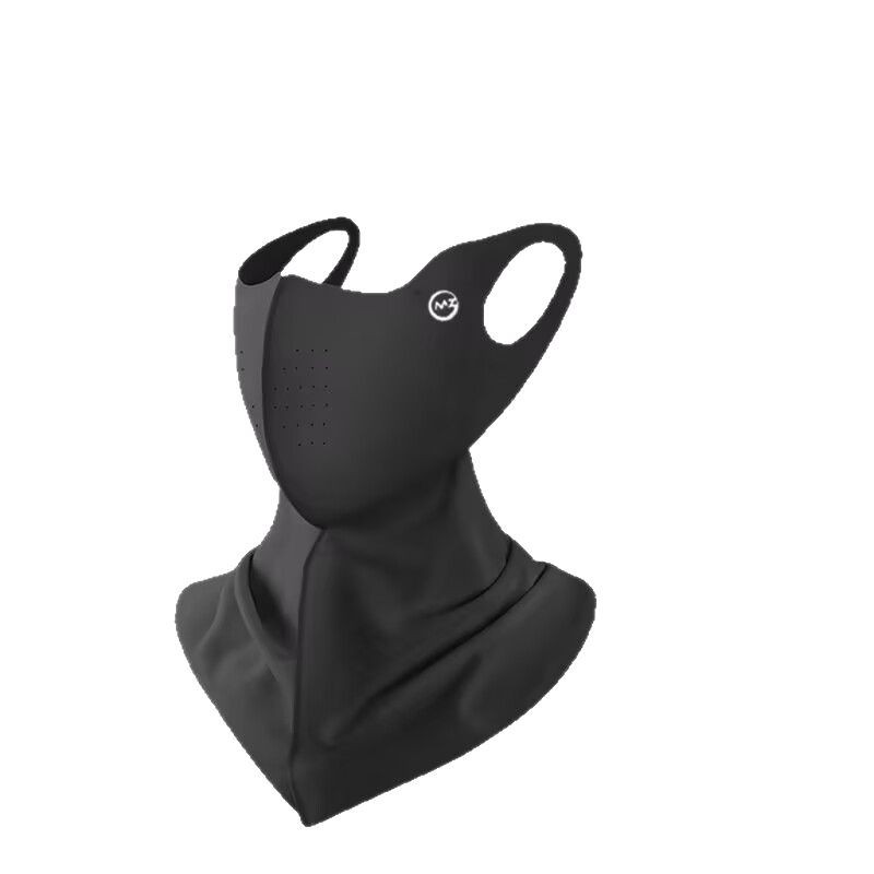 Picture of Summer Sunscreen Mask Men's Ice Silk Neck Protection Mask Thin Breathable Cycling Black Tide Mountain Climbing Fishing Sunshade Women