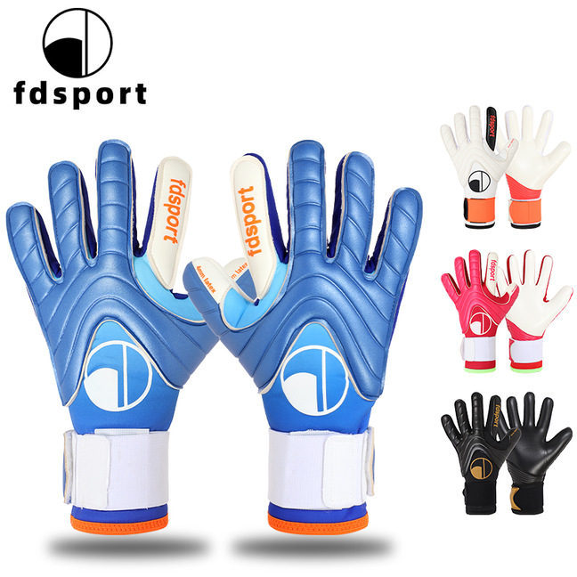 Flying Shield Goalkeeper Gloves Royal Series 16.0 Inner Slit 4mm Thickened Non-slip Latex for Human Grass Training