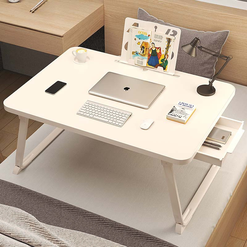 Folding table on bed portable small table student study dormitory bedside stand computer desk lazy desk