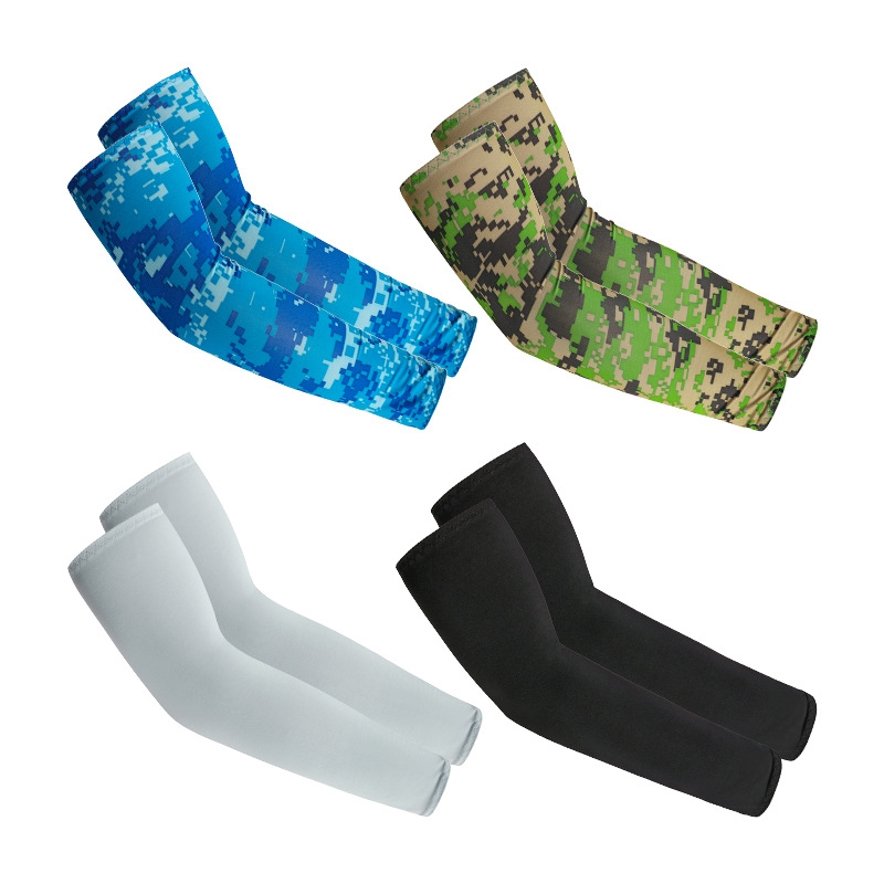 Picture of Hicool Cycling Sun Protection Sleeves Sports Outdoor Cycling Arm Guards Comfortable Breathable Anti-Uv Ice Silk Sleeves