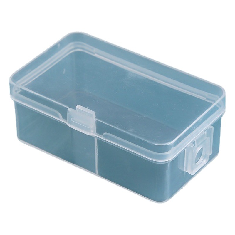 Wholesale rectangular high transparent plastic box storage box small box pp box parts box with lid