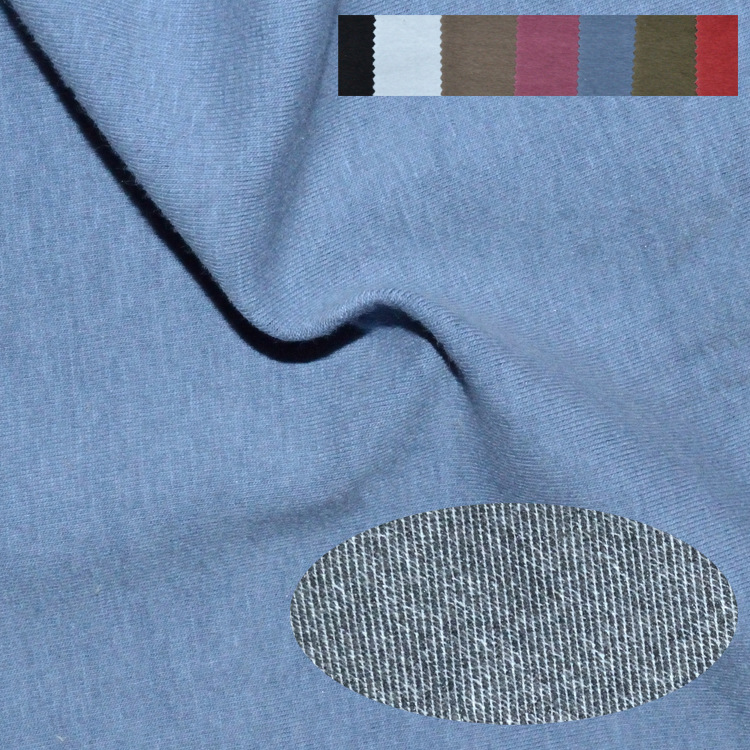 Spot knitted rainbow wash water twill imitation denim multi-color coating spot color denim 350g autumn and winter warm