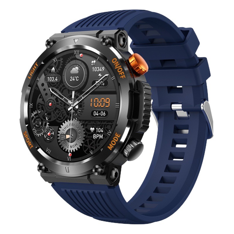 New HT17 smart watch Bluetooth call outdoor compass exercise three prevention heart rate sleep monitoring weather