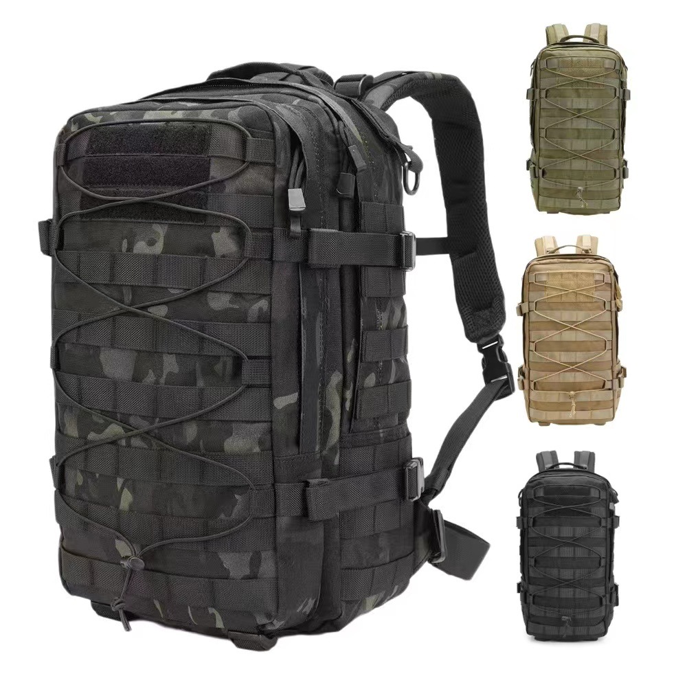 Falcon Assault Large Capacity Backpack Outdoor Sports Mountaineering Hiking Bag Multifunctional Equipment Bag 500D