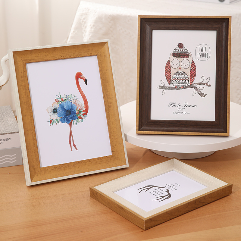 Photo Frame Simple Creative Photo Frame Table 6 Inches 7inch 8inch A4 Photo Studio Kidsren's Photo Wall Photo Frame Wall Hanging Wholesale