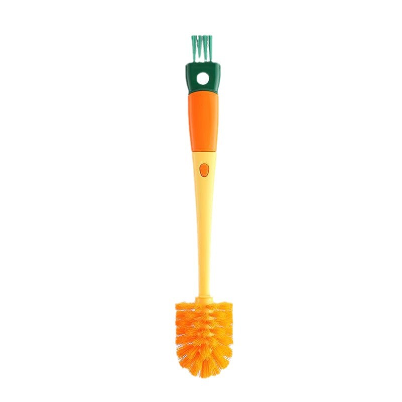 Picture of Four-In-One Carrot Cup Brush, Bottle Brush, Long Handle Household Multifunctional Cup Brush, Cleaning Creative Bottle Brush, Cleaning Brush