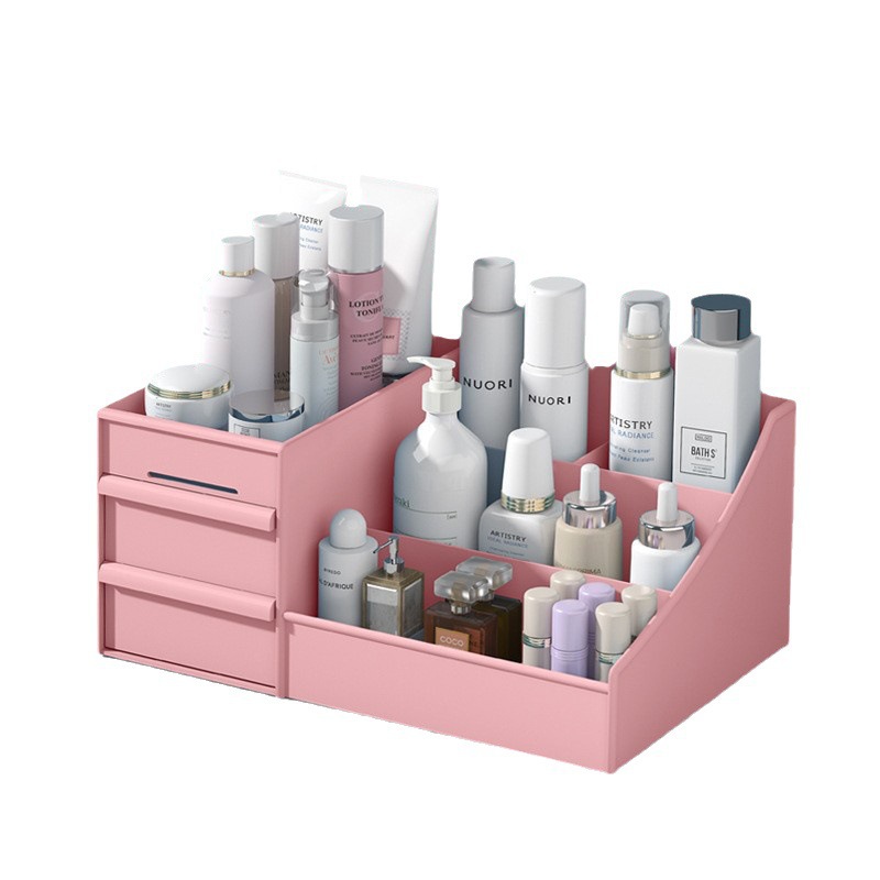 Picture of Drawer-type Desktop Stationery Organizer Sundries Storage Rack Storage Rack Desktop Cosmetic Storage Box