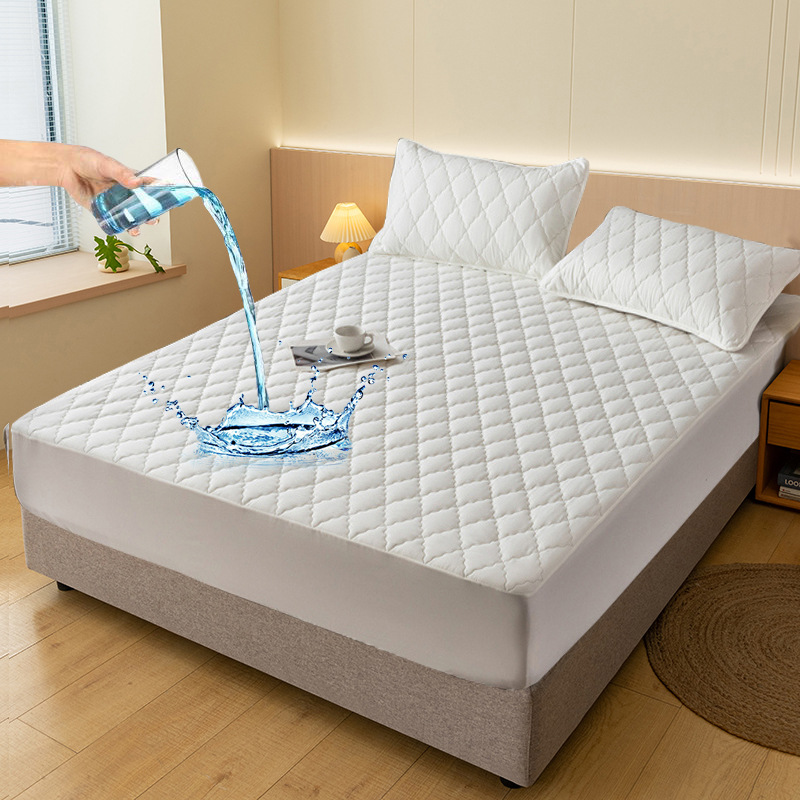 Picture of African Europe North America Japan Asia Temu Export Amazon Cross-Border Waterproof Fitted Sheet Urine Barrier Mattress Protector