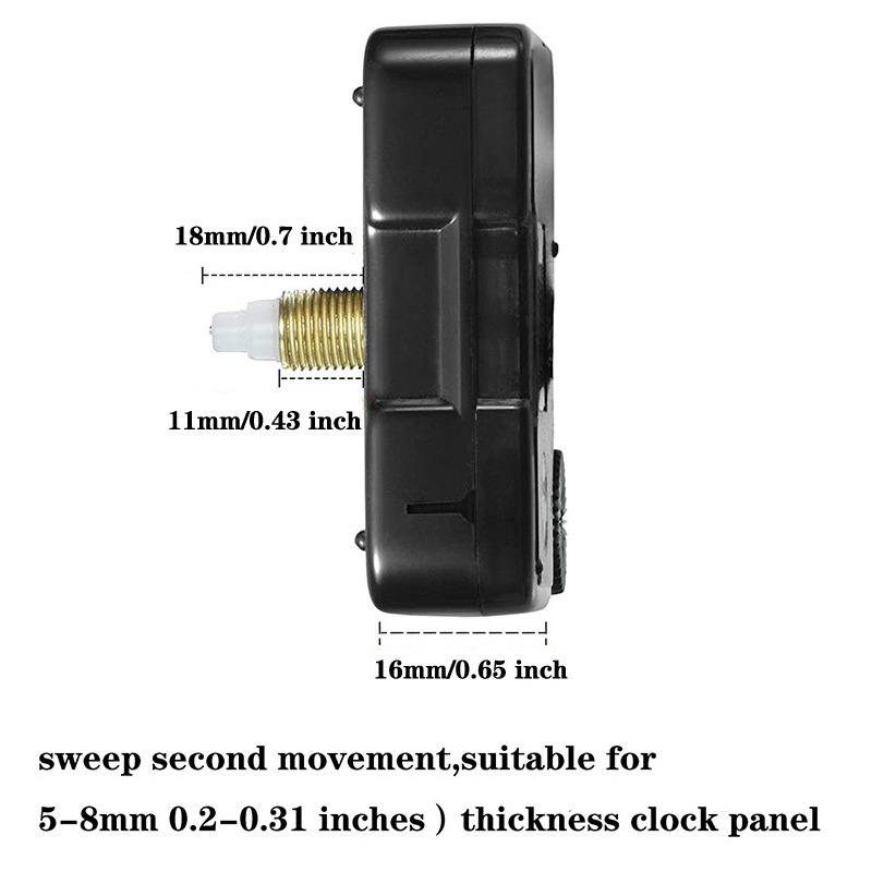 Picture of Cross-border hot selling DIY clock movement mute wall clock accessories clock Wall watch core mechanism 2 Movement +5 sets of clock needle