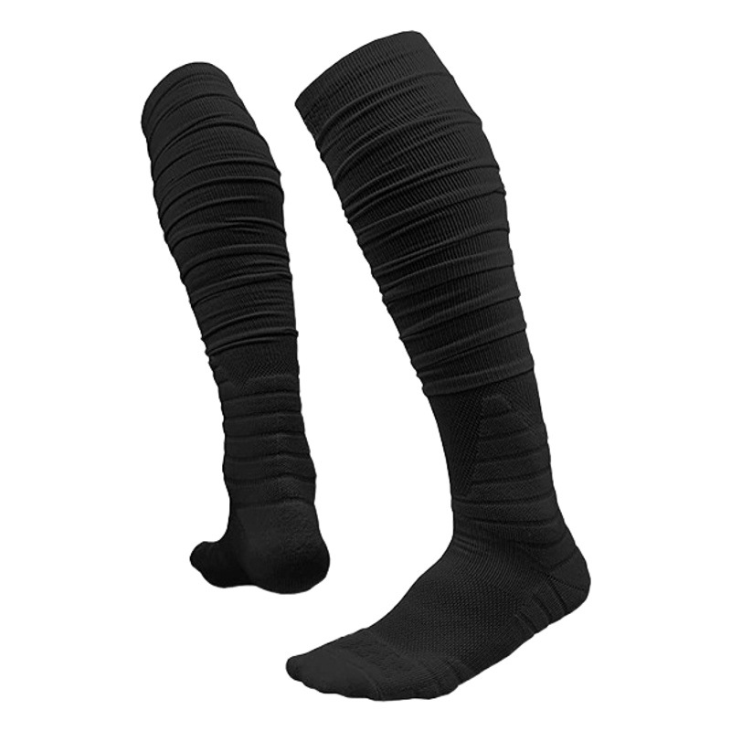 Cross-Border Ankle Protection Thickeneded Game Training Football Socks Towel Bottom Wear-Resistant Nfl American Rugby Socks