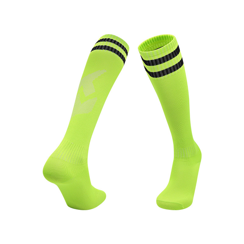 Picture of Autumn and Winter Two-Bar Soccer Socks, Breathable and Sweat-Absorbent, Long Striped Sports Socks, Thin High-Tube Professional Training Socks Wholesale