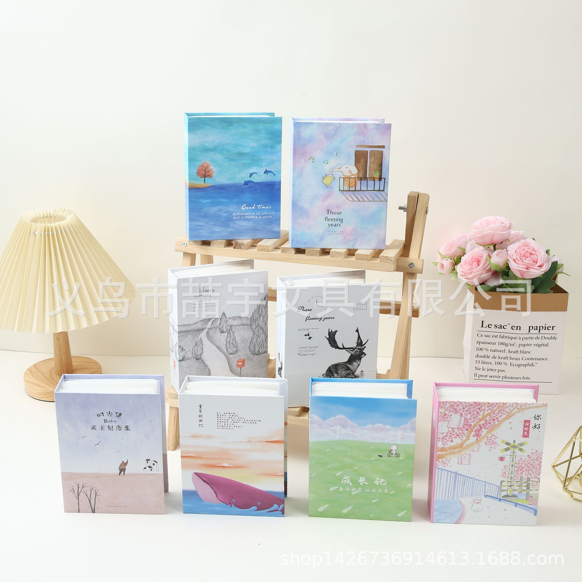 Yu Zhe new 6 inch 100 4R paper pocket photo album cartoon children's home wholesale cross-border generation