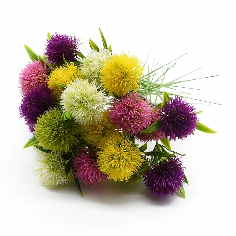 Picture of Amazon simulation plant European simulation dandelion plastic flower flower arrangement gardening home furnishings DIY adorable