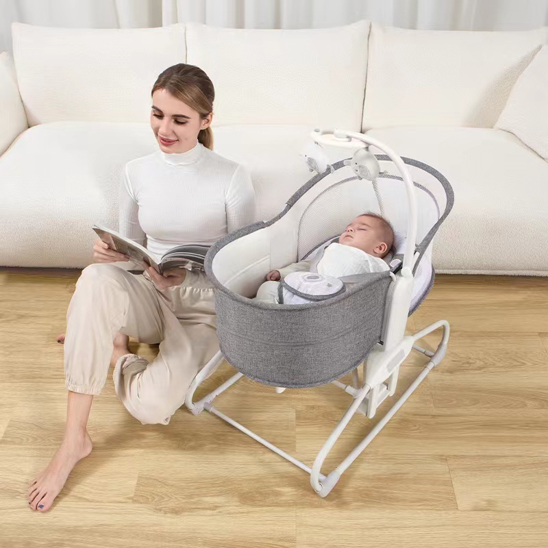 Picture of Mastela Baby Shaker electric vibration comfort Shaker 360 degree multi-function bed bed newborn baby bed