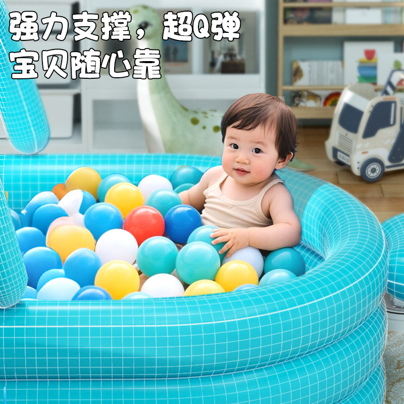 Picture of Cross-Border Ugly Fish Inflatable Swimming Pool Baby Ocean Ball Pool Baby Toy Pool Outdoor Paddling Pool with Awning