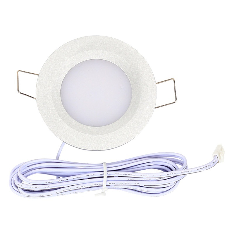 Factory wholesale embedded LED cabinet lights foreign trade hot RV lights ultra-thin concealed 12V downlight kitchen cabinet lights