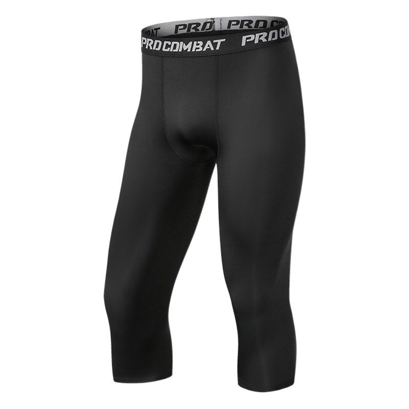 Basketball Capri Pants for Teenagers, Running Sports Training Football Leggings, Quick-Drying Breathable Fitness Pants, Moisture-Wicking and Sweat-Wicking