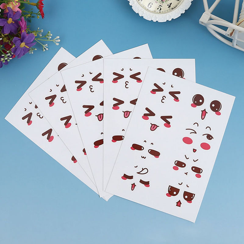 Picture of Cute facial expression Cup stickers self-adhesive stickers kindergarten reward stickers hand account stickers note book cartoon stickers