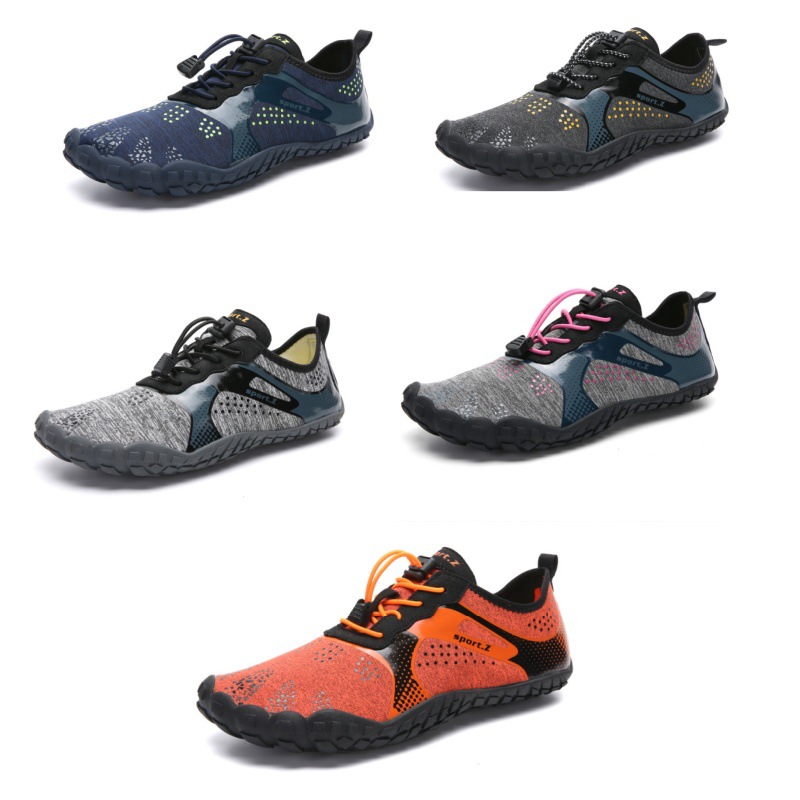 Cross-border outdoor diving snorkeling shoes non-slip scratch-resistant swimming shoes five-finger beach amphibious quick-drying wading shoes