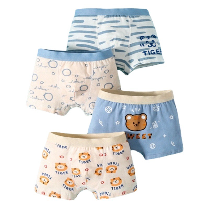 Picture of New Class A Combed Cotton Children's Underwear Cotton Boys' Underwear Baby Boxer Shorts Kids Student Boxer Pants