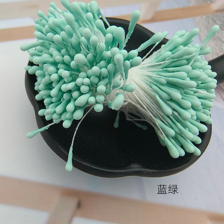 Picture of Wholesale Korean Style Handmade DIY Hair Accessories High Simulation Flower Stamens Material 2mm Matte Round Match Head Flower Heart Flower Stamens