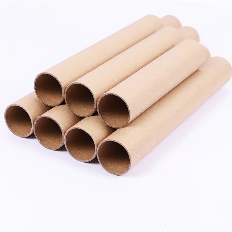 Picture of Yiwu paper tube barrel round kraft paper tube creative handmade diy poster tube paper wrapping paper painting and calligraphy barrel label tube