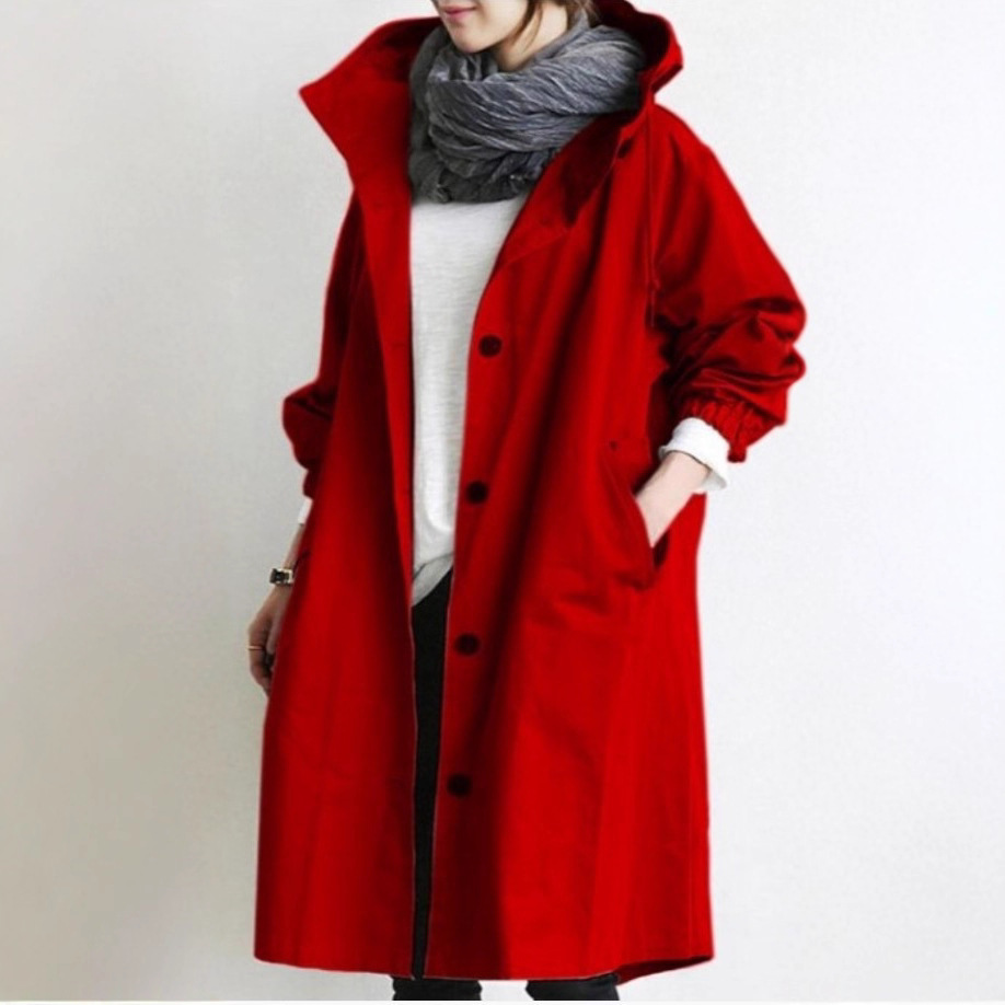 Picture of Autumn casual style windbreaker Women's Mid-length small 2020 new elegant tight waist 8 color 8 Size long sleeve coat