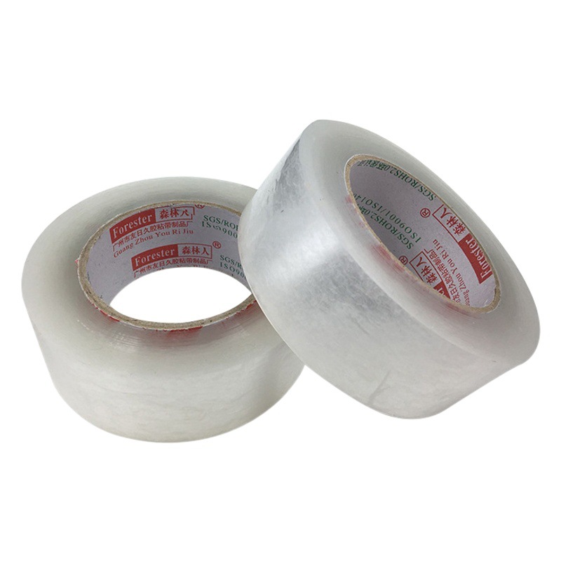 Sealing Packing Tape 5.0cm Wide*1.5Mm Thick Transparent Adhesive Tape for Express Delivery Sealing High Viscosity Sealing