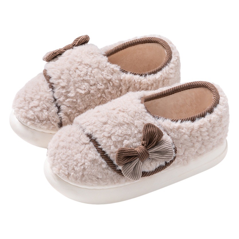 Non-Slip Postpartum Shoes Autumn and Winter Thick-Soled Heel 2025 New October Pregnant Women Postpartum Spring & Fall Home Cotton Slippers for Women