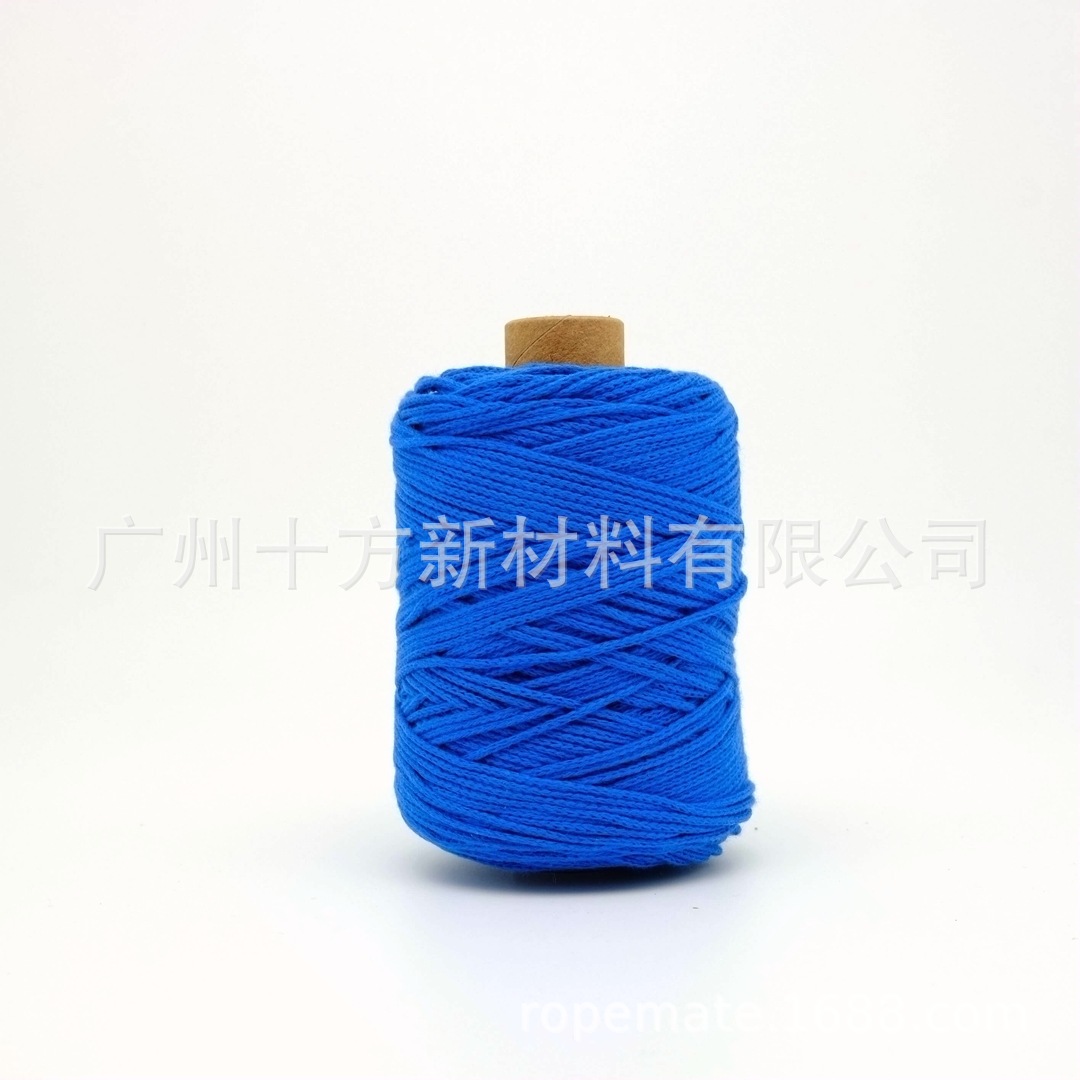 Picture of Wholesale color 1.5mm round strand yarn combed cotton thread crochet wool knitting handmade thread DIY cotton rope