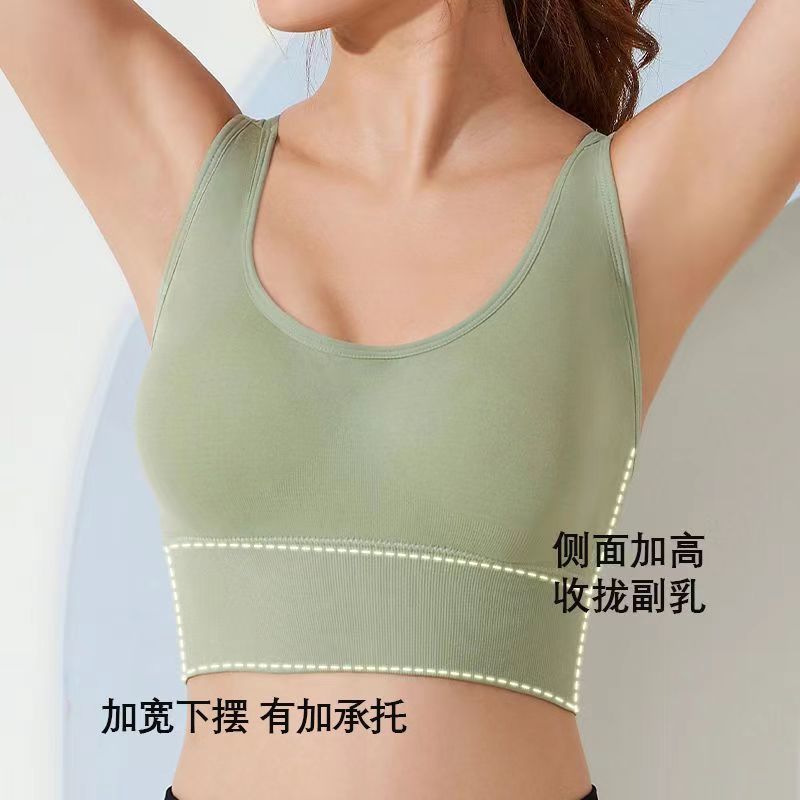 Picture of Nylon Underwear Women's Push-Up Shockproof Running Bra Without Steel Ring Beautiful Back Yoga Tube Top Cross-Border Hot Sale