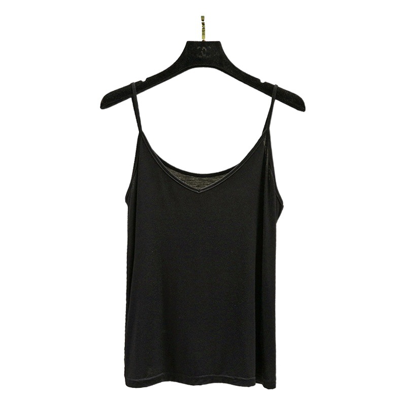 Modal Strap Women's Sleeveless V-Neck Summer Interior Slim-fit Slim-fit Base Interior Thin Casual Top