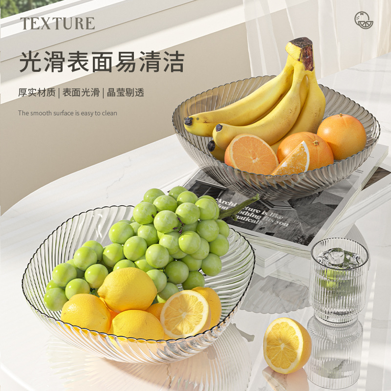 Picture of Fruit Plate Living Room Accessible Luxury High-End Pet Fruit Plate Household High-Value Simple Festive Candy Plate Creative Dried Fruit Plate