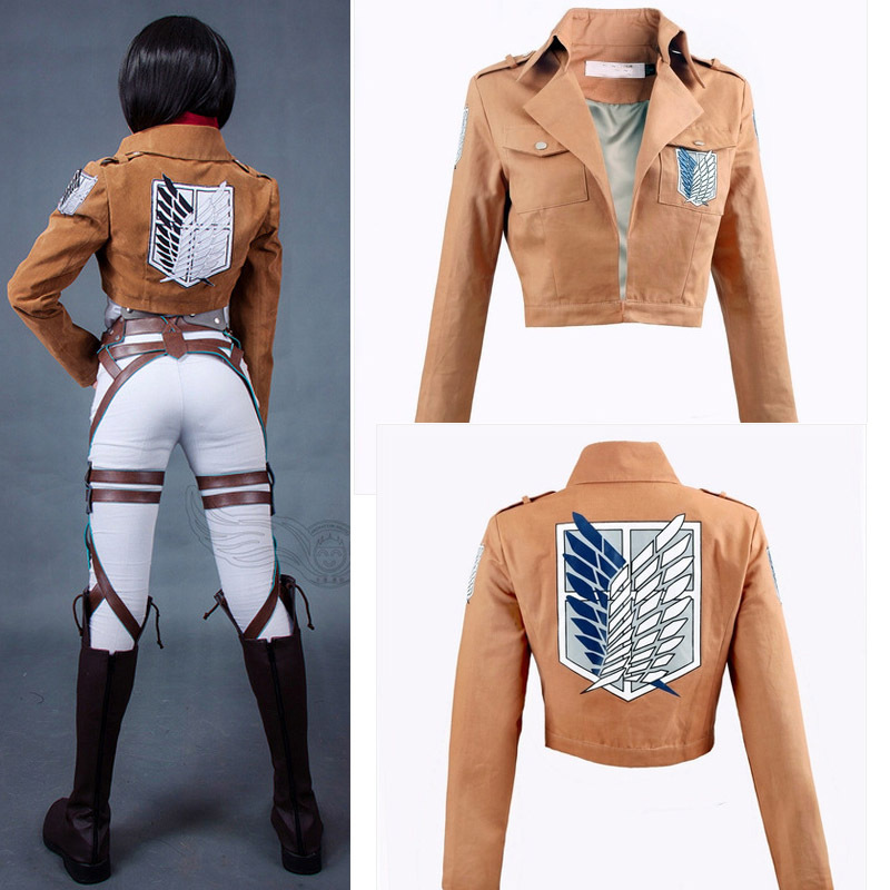 Picture of Spot Attack Giant cos Suit Investigation Corps Uniform Allen Sanli Long Uniform Nie Coat Clothes