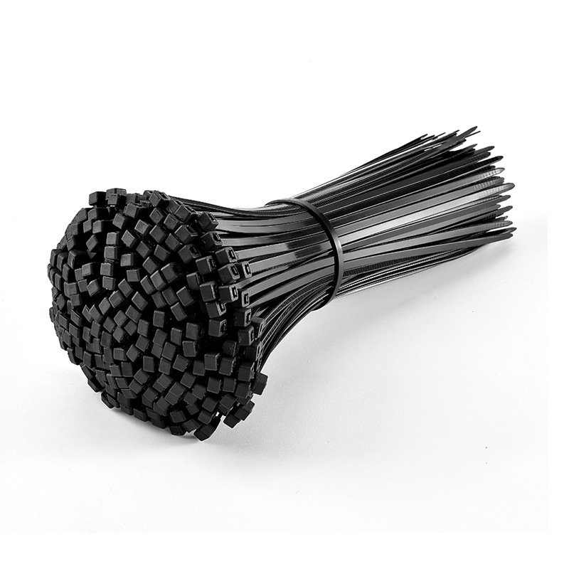 Picture of Nylon cable ties wholesale strapping self-locking plastic wire harness black strap 4*5*200 * cable tie