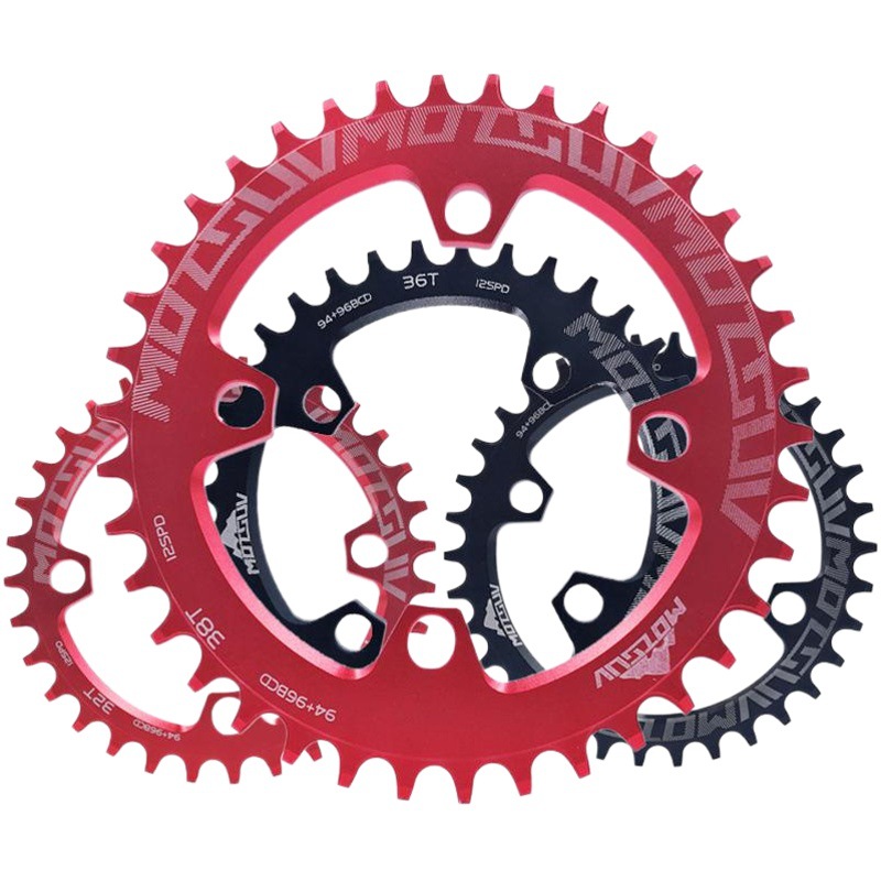 Positive and negative tooth disc mountain bike disc 94 96BCD single disc crank disc for Ximaro M4000