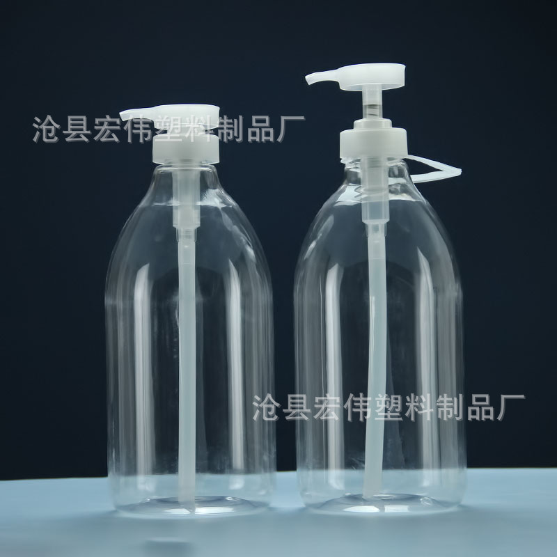 Manufacturer Supplies 2L Large-Capacity Hand Sanitizer Bottles, Press Bottles, Empty Bottles, High-End Degreasing Hand Sanitizer Bottles 2