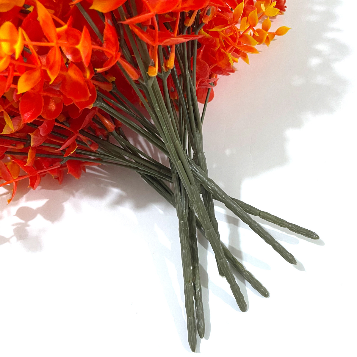 Picture of Cross-border autumn artificial plant eucalyptus Camellia artificial flower bouquet home decoration green plant props ornaments wholesale