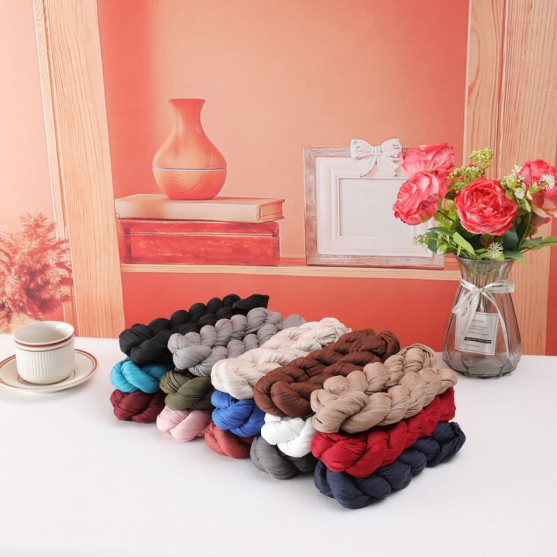 Picture of Cross-border Hot Home Birthday Party Decoration Bari Yarn Tablecloth Wedding Shooting Background Props Table Runner Wrinkled Cloth