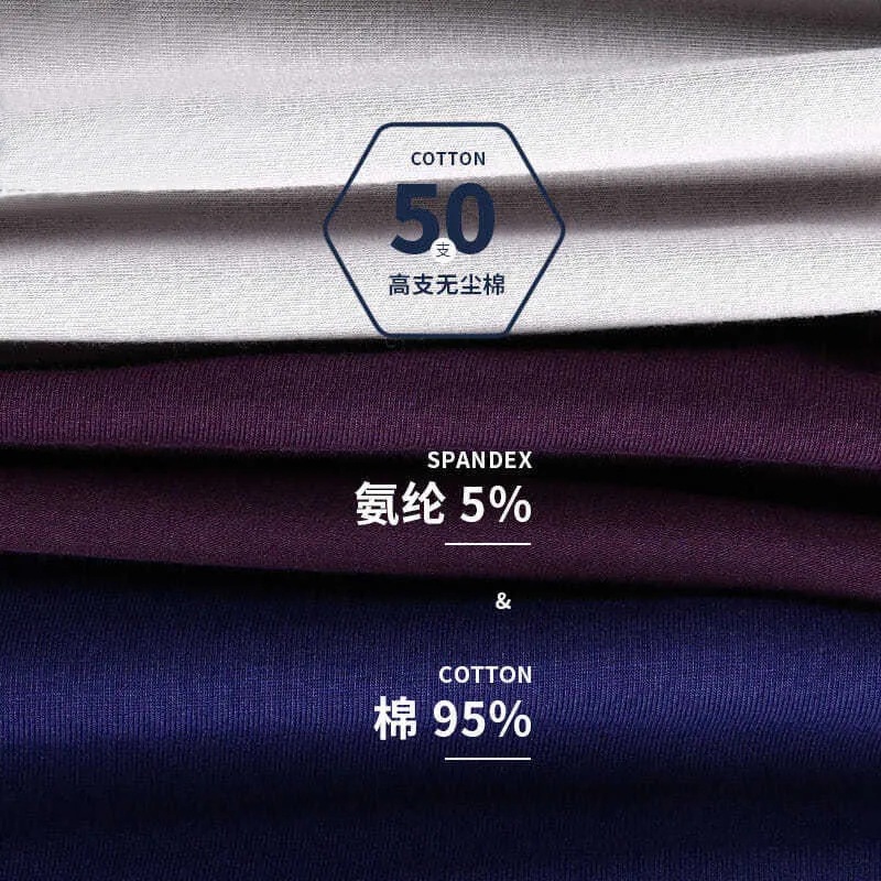 Picture of Men's Underwear Pure Cotton Boxer Briefs Boxer Briefs Trendy Comfortable Breathable Sexy Shorts for Young and Middle-Aged Students