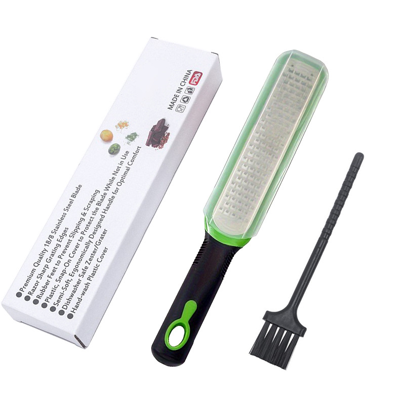 Picture of Lemon Planer Cheese Planer Fruit and Vegetable Planer With Protective Cover 304 Stainless Steel Cheese Planer Fruit Grater Scraper