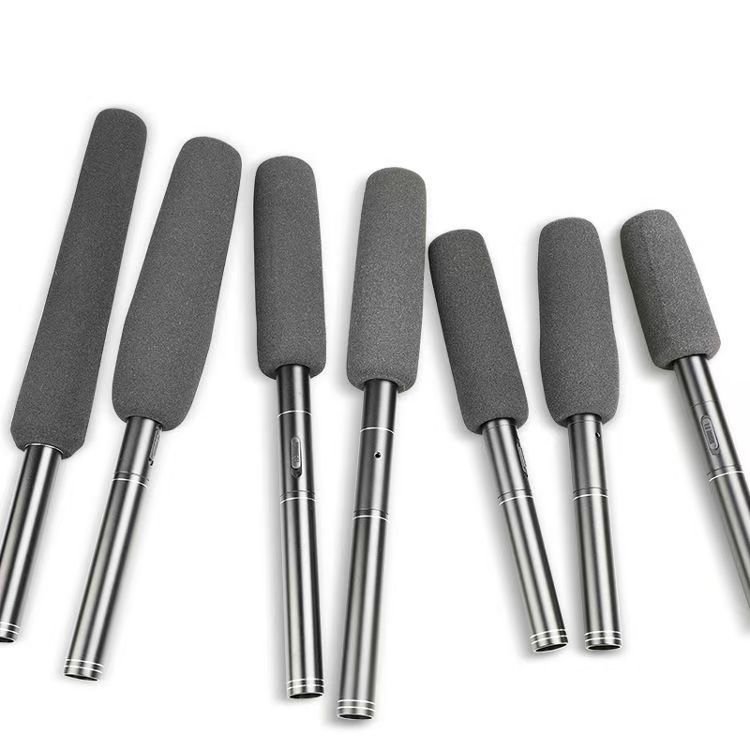 Professional Noise Reduction Soundproof Windproof Sponge Cover High Density 22kg Anti-Pressure Rebound Outdoor Interview Microphone Protective Cover