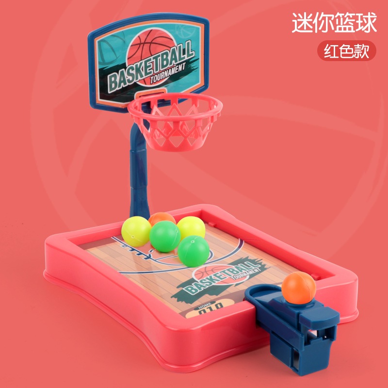 Picture of Children's Mini Finger Ejection Basketball Court Desktop Toy Parent-Child Interactive Educational Decompression Casual Shooting Game